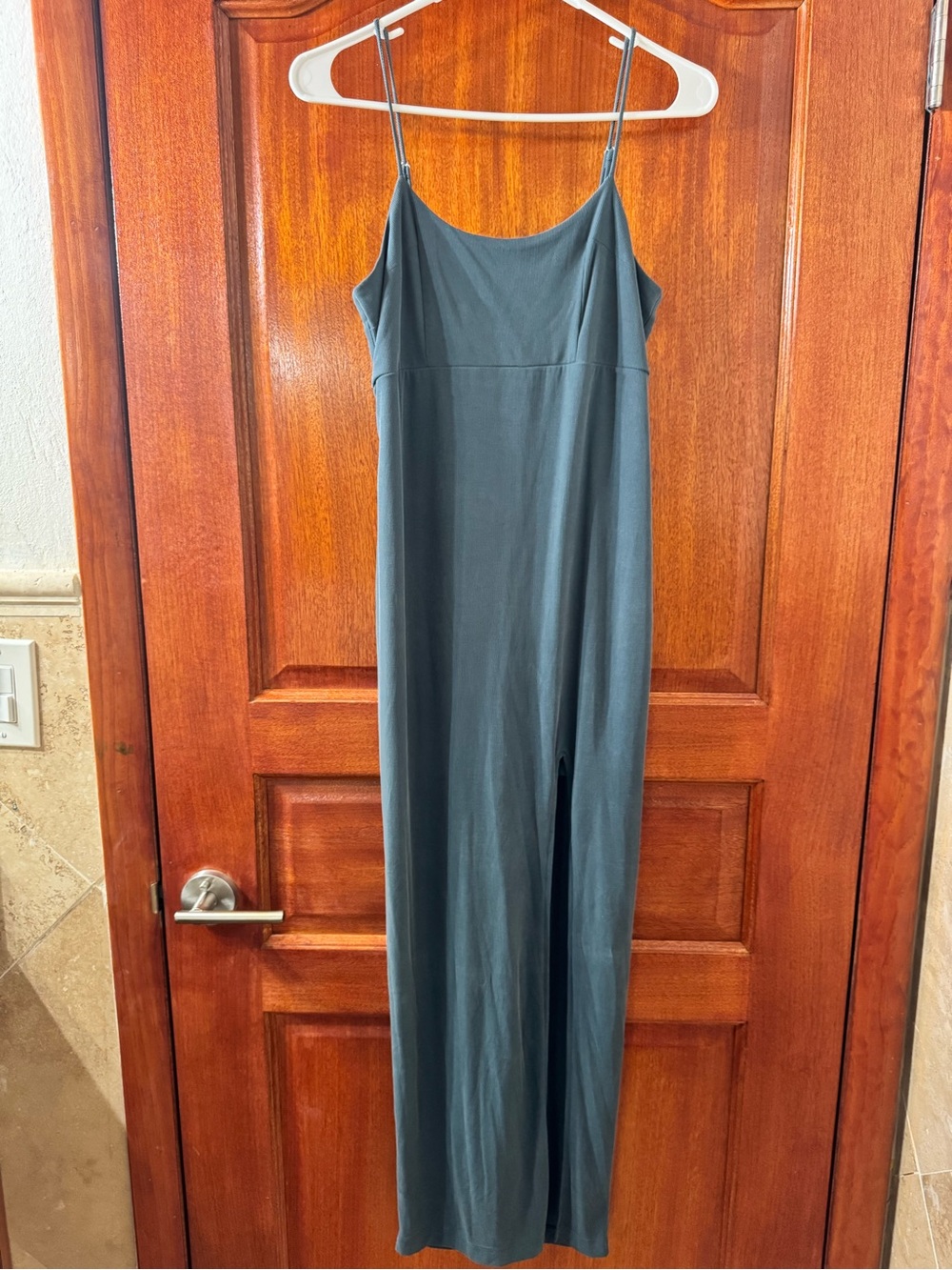wild fable Dark Teal Slip Maxi Dress